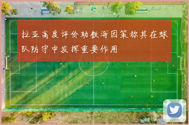 拉亚高度评价助教海因策称其在球队防守中发挥重要作用